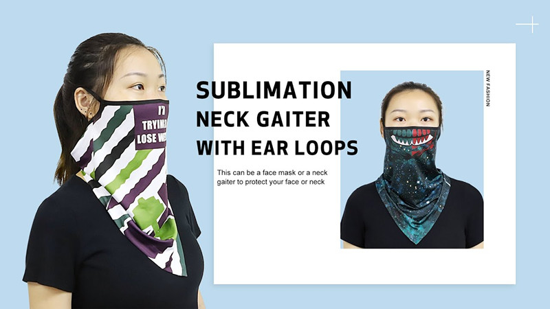 Is a custom neck gaiter with ear loops better than normal neck buff?