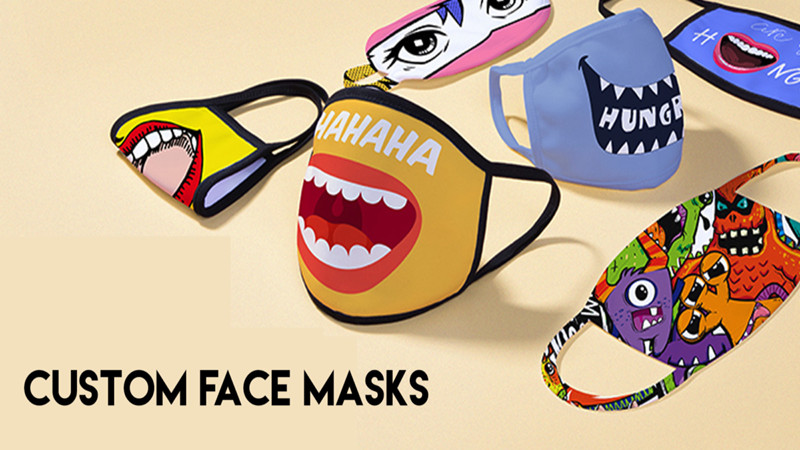 Where to buy printed custom face masks with logos or photos in bulk?