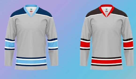 Blank Hockey Jerseys