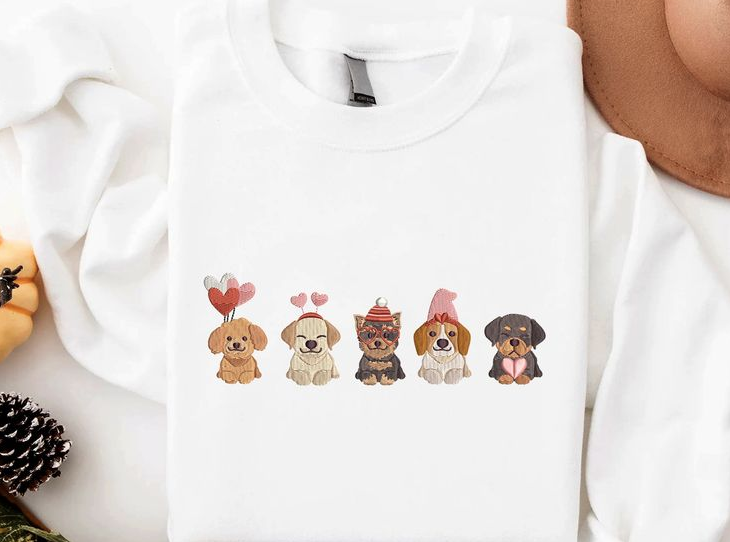 Where To Get The Best Custom Dog Embroidered Sweatshirt?