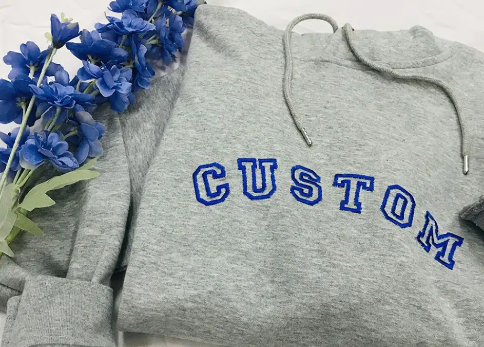 Where To Find Custom Embroidered Hoodies With No Minimum Order?